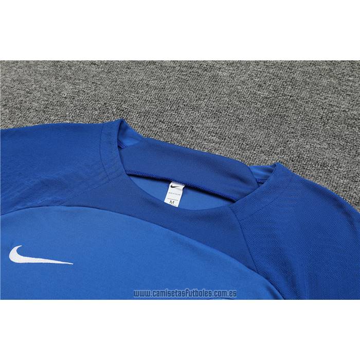 Chandal del Paris Saint-Germain Manga Corta 2022-2023 Azul Oscuro - Pantalon Corto